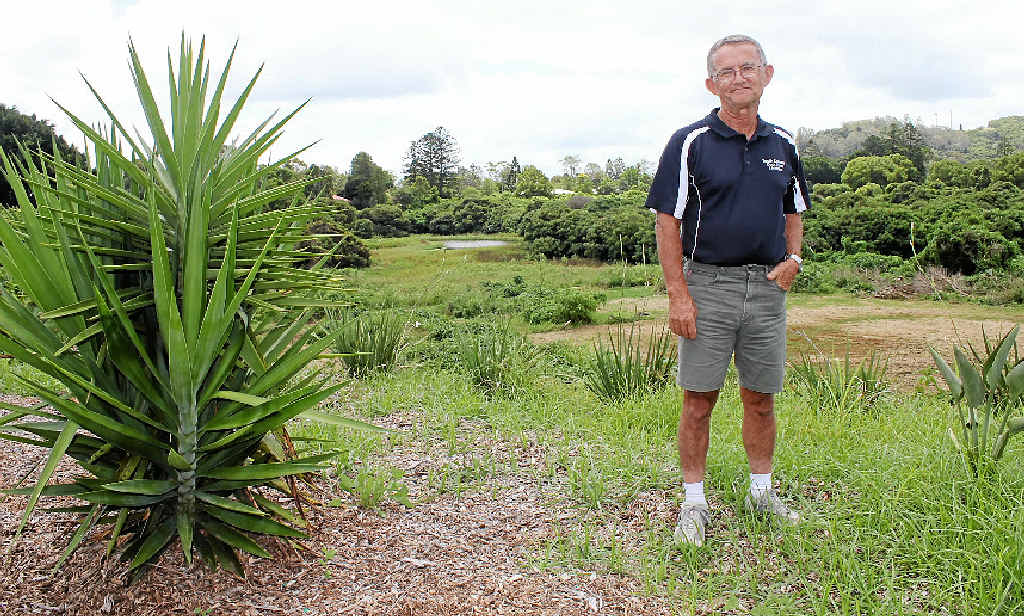 MERRY MAN: Landcare volunteer Derek Goodwin, at Duck Pond in South Lismore supports a Biodiversity Management Strategy. MERRY MAN: Landcare volunteer Derek Goodwin, at Duck Pond in South Lismore supports a Biodiversity Management Strategy.